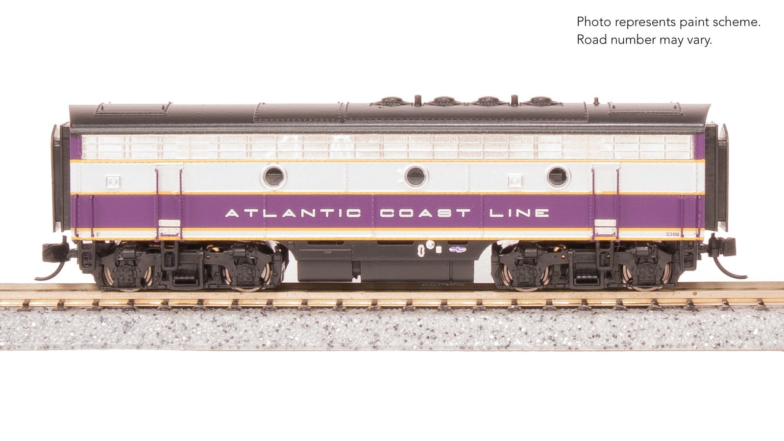 Broadway 9202 EMD F3B, ACL 343B, Purple & Silver, Paragon4 Sound/DC/DCC, N