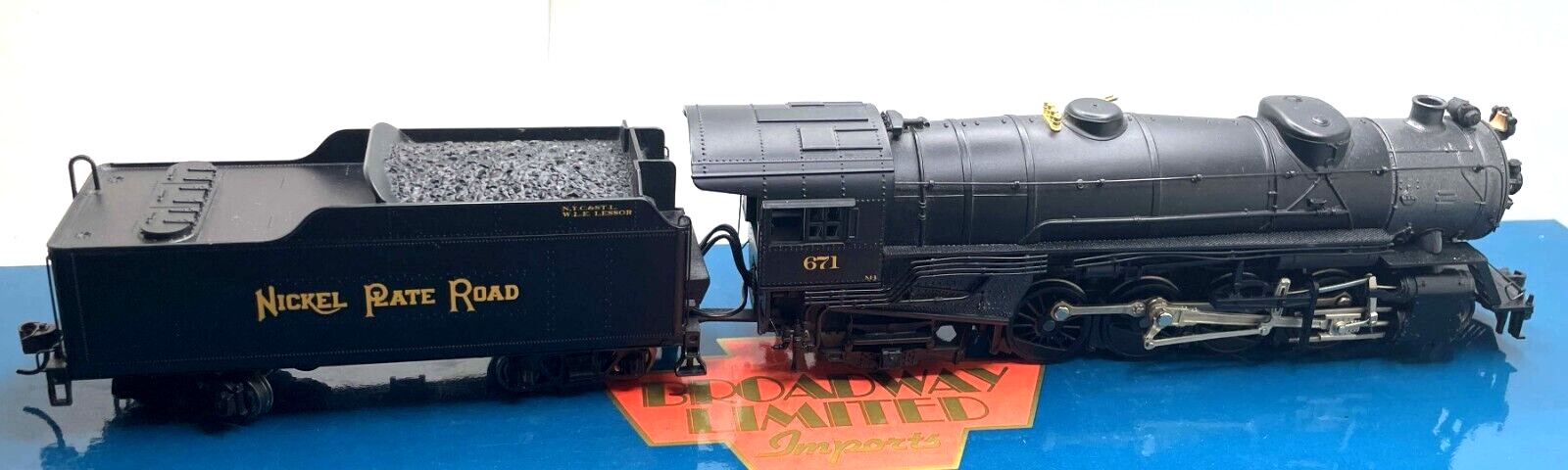 HO BROADWAY LIMITED 221 2-8-2 NICKEL PLATE ROAD NKP 671 DC DCC SOUND QSI QUANTUM