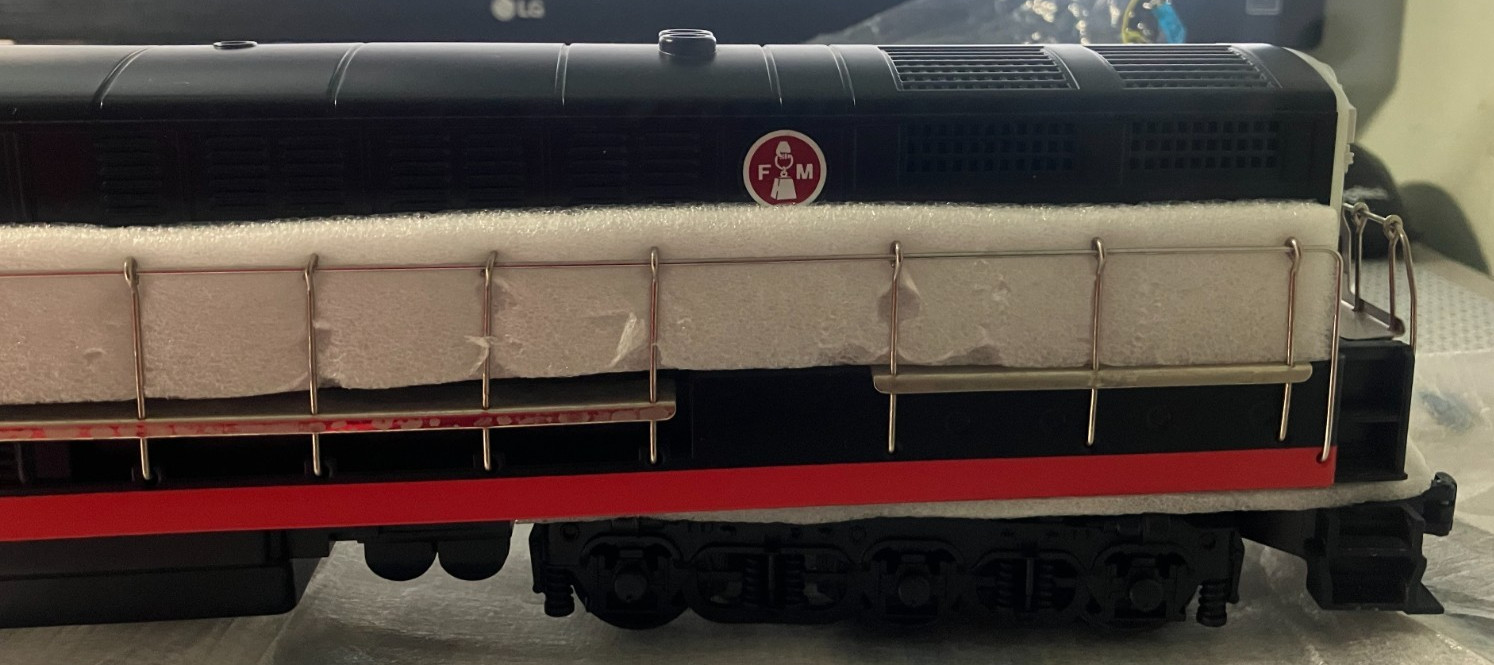 MTH PREMIER SOUTHERN PACIFIC FM TRAINMASTER DIESEL ENGINE 20-22233-1 O Ps2 BCR