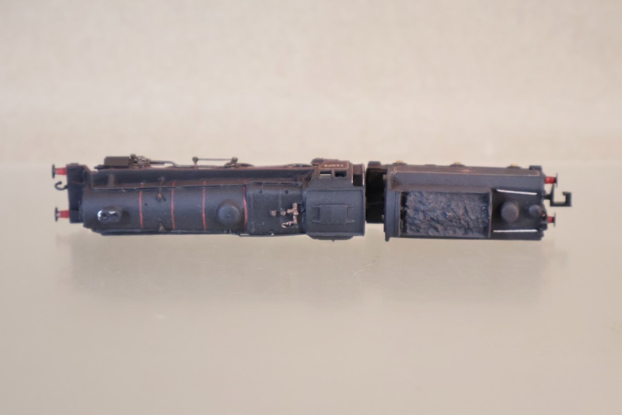 GRAHAM FARISH LANGLEY REPAIR WEATHERED BR 4-6-0 STANDARD CLASS 4MT LOCO 75072 on