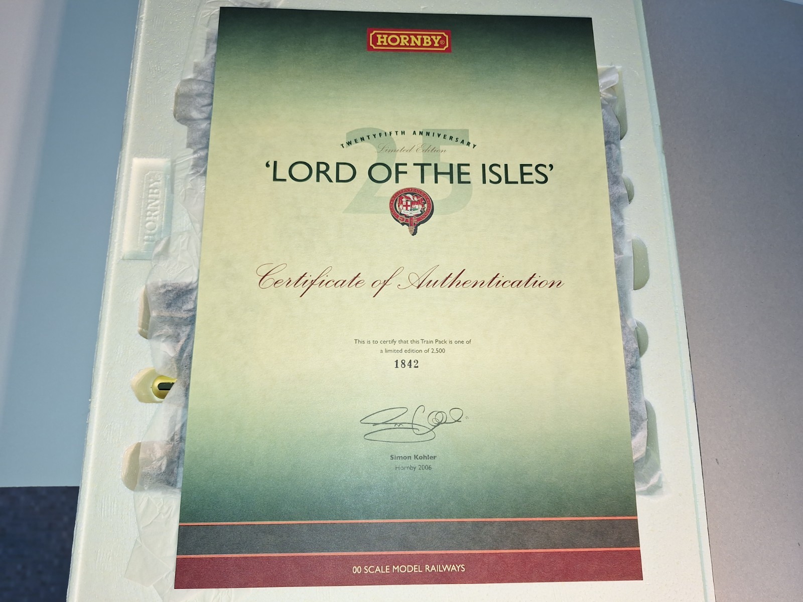Hornby R2570 Lord Of the Isles Train Pack. Ltd Ed. Mint, Unused. OO Scale.Boxed