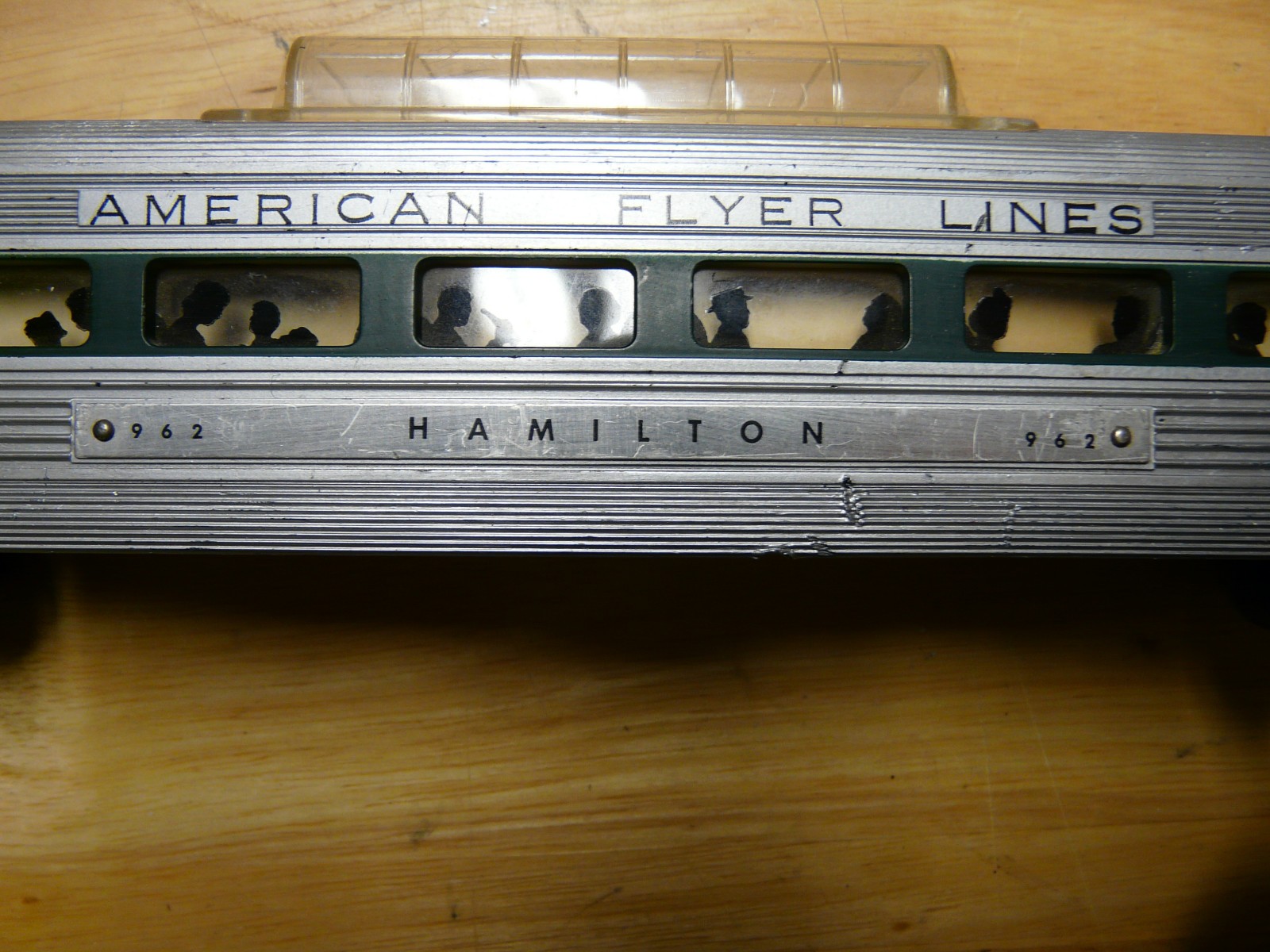 S GAUGE AMERICAN FLYER #474-475 ROCKET PASSENGER SET FOUR CARS A1A