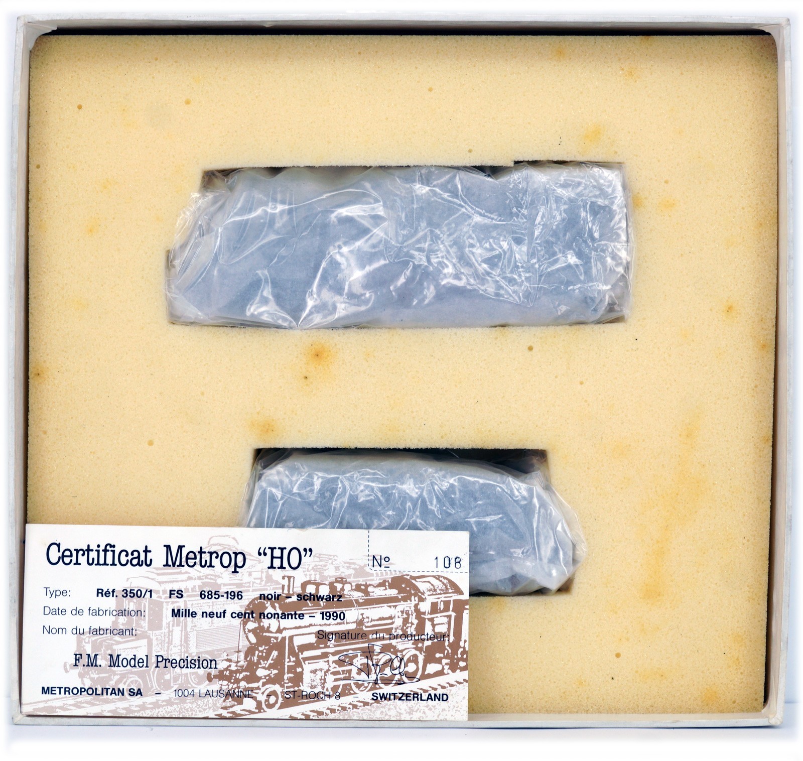 METROPOLITAN SA 350/1 HO H0 BRASS FS 685.196