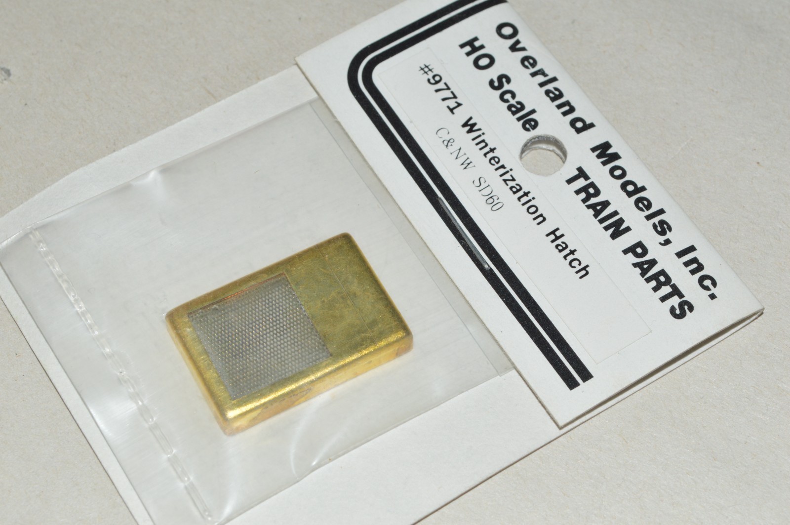 HO locomotive PARTS brass Overland Models 9771 winterization hatch CNW EMD SD60