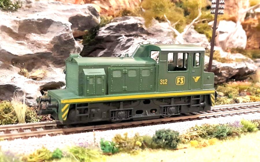 * 1/87 HO * Lima * FS Diesel Shunter Da Manovra No.312 * Italy * 1659 *