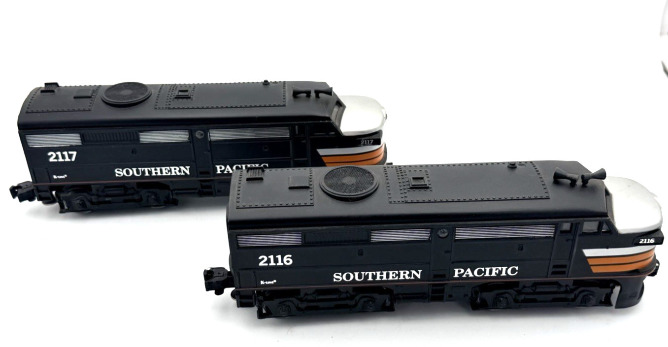 K-Line Southern Pacific Alco Power A 2116 Dummy A 2117 Original Boxes