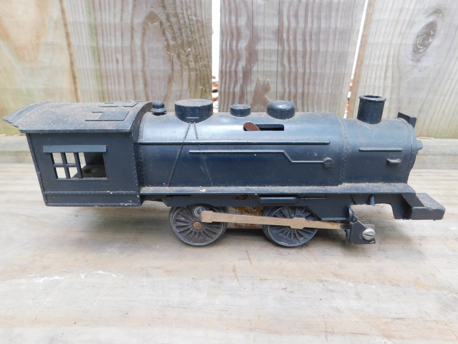 528 Vintage Marx Steam Locomotive Mechanical No Key WIND UP O gauge
