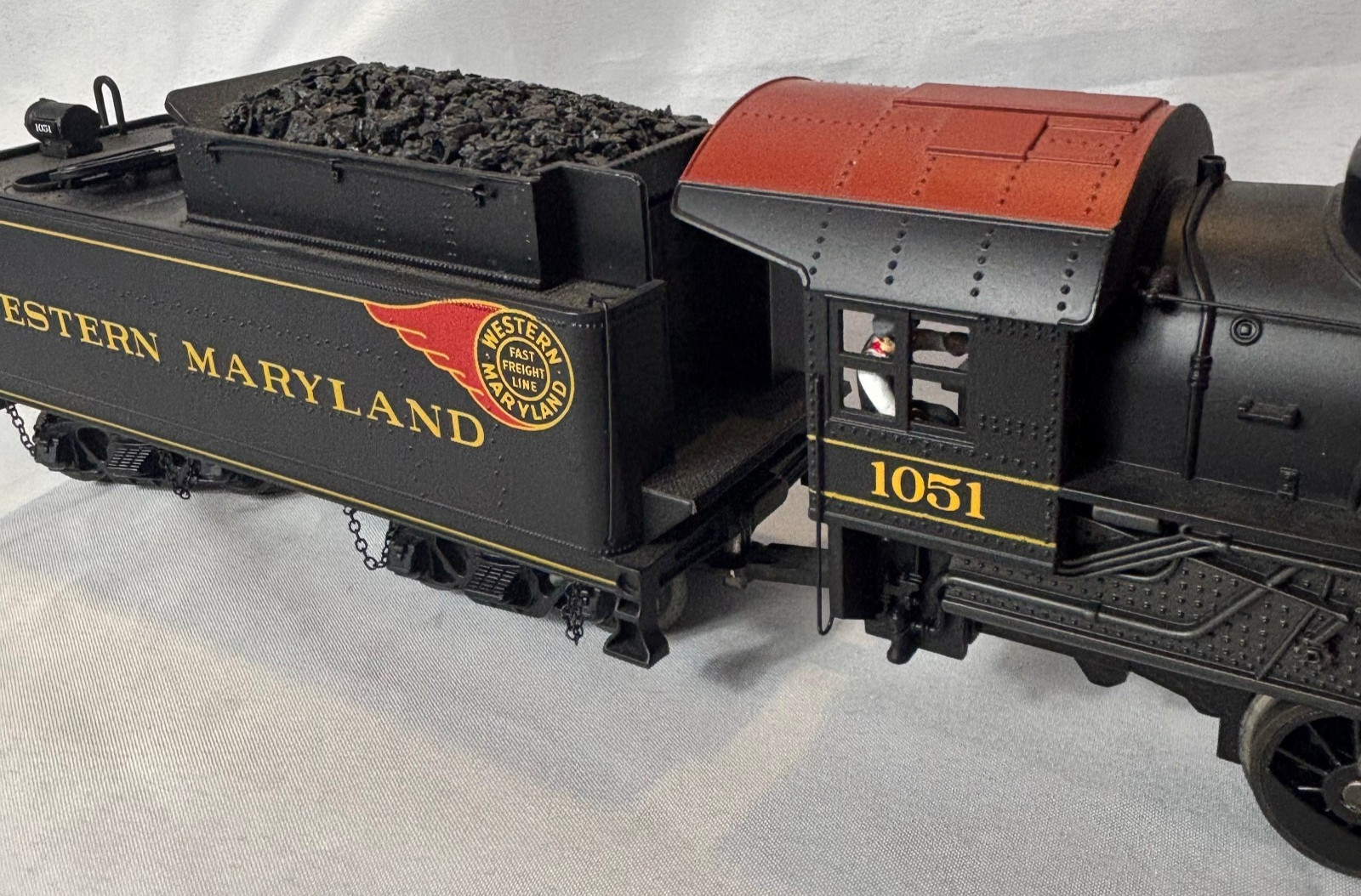 Rail King USRA Steam Engine Western Maryland O /O-27 Proto Sound By MTH In Box
