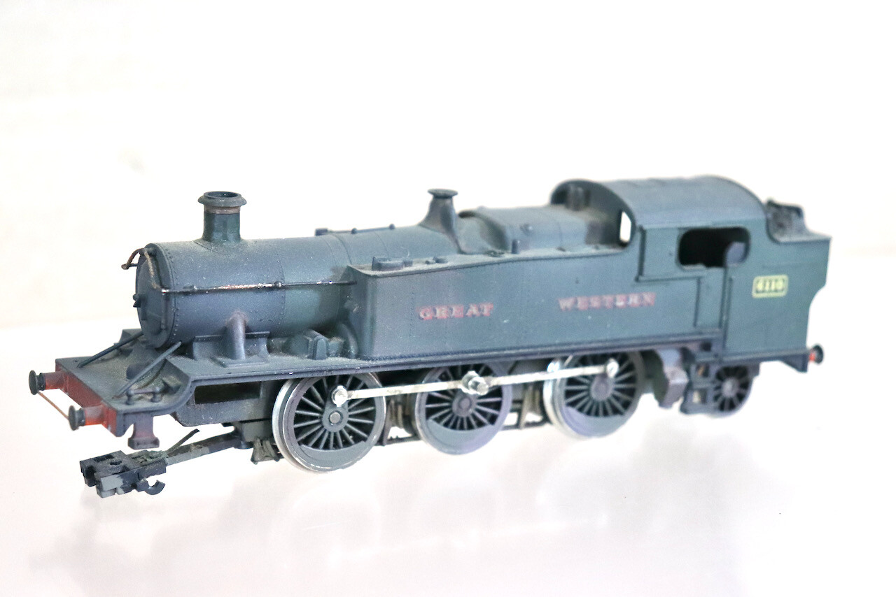AIRFIX 54150 KIT BUILT REPAIR GWR 2-6-2 CLASS 6100 PRAIRIE TANK LOCO 6110 oa