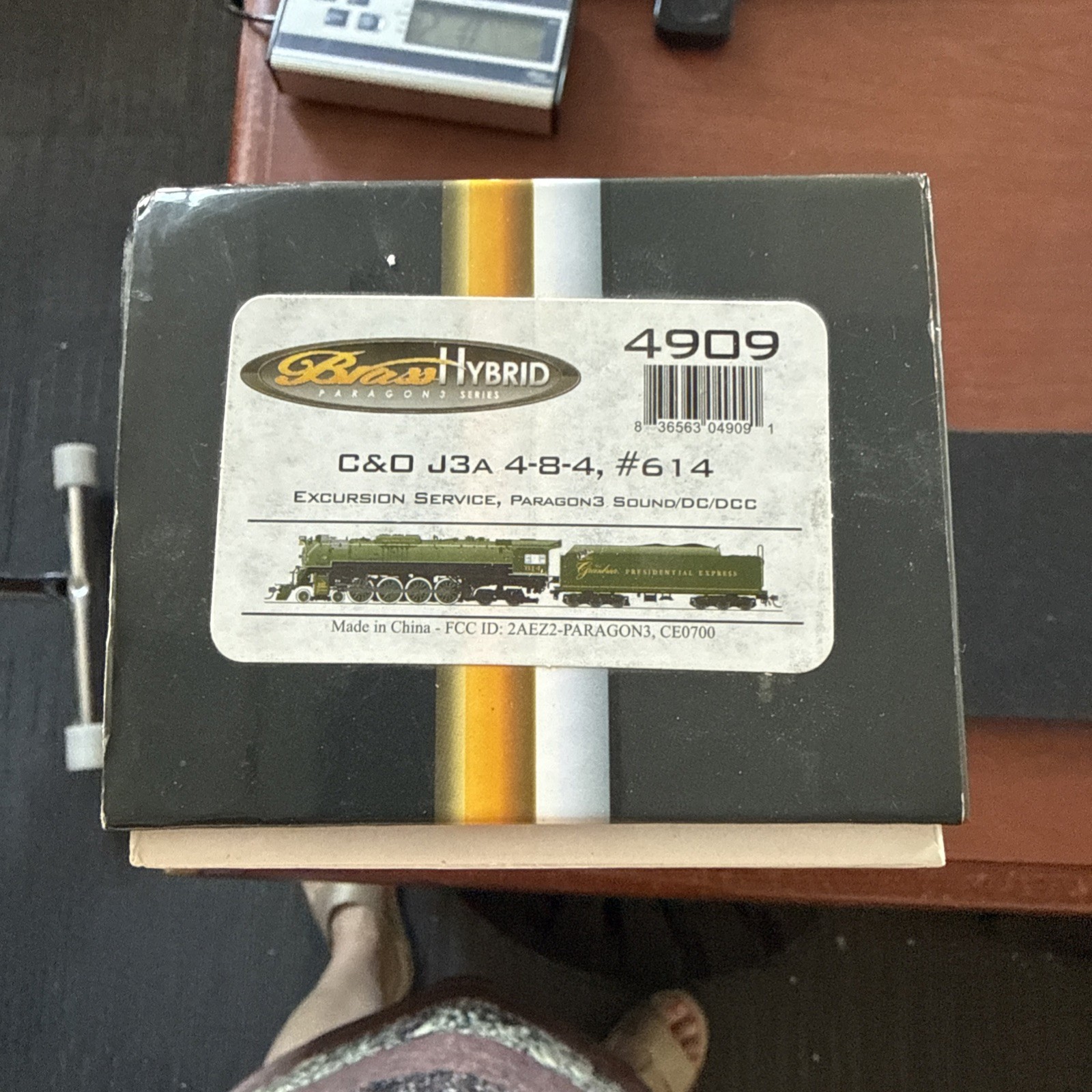 Paragon3 Series Brass Hybrid C&O J3A 4-8-4, #614