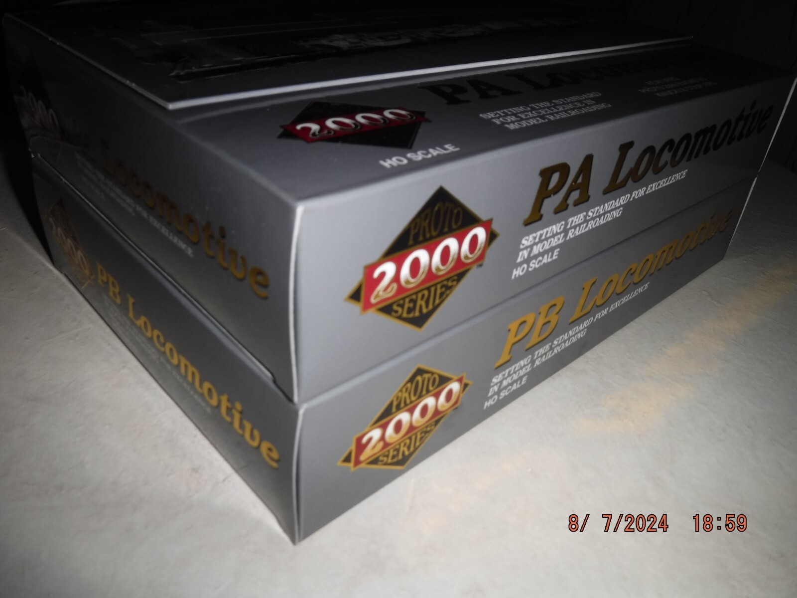 PROTO 2000 LIMITED EDITION HO RIO GRANDE (D&RGW) PA & PB LOCOMOTIVE SET – NEW!