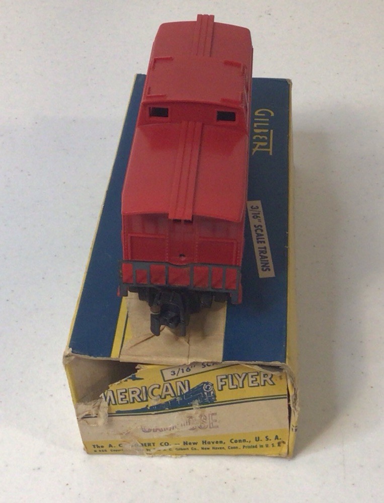 GILBERT American Flyer Lines 806 CABOOSE S Gauge Made in USA 1956 (WBOX)