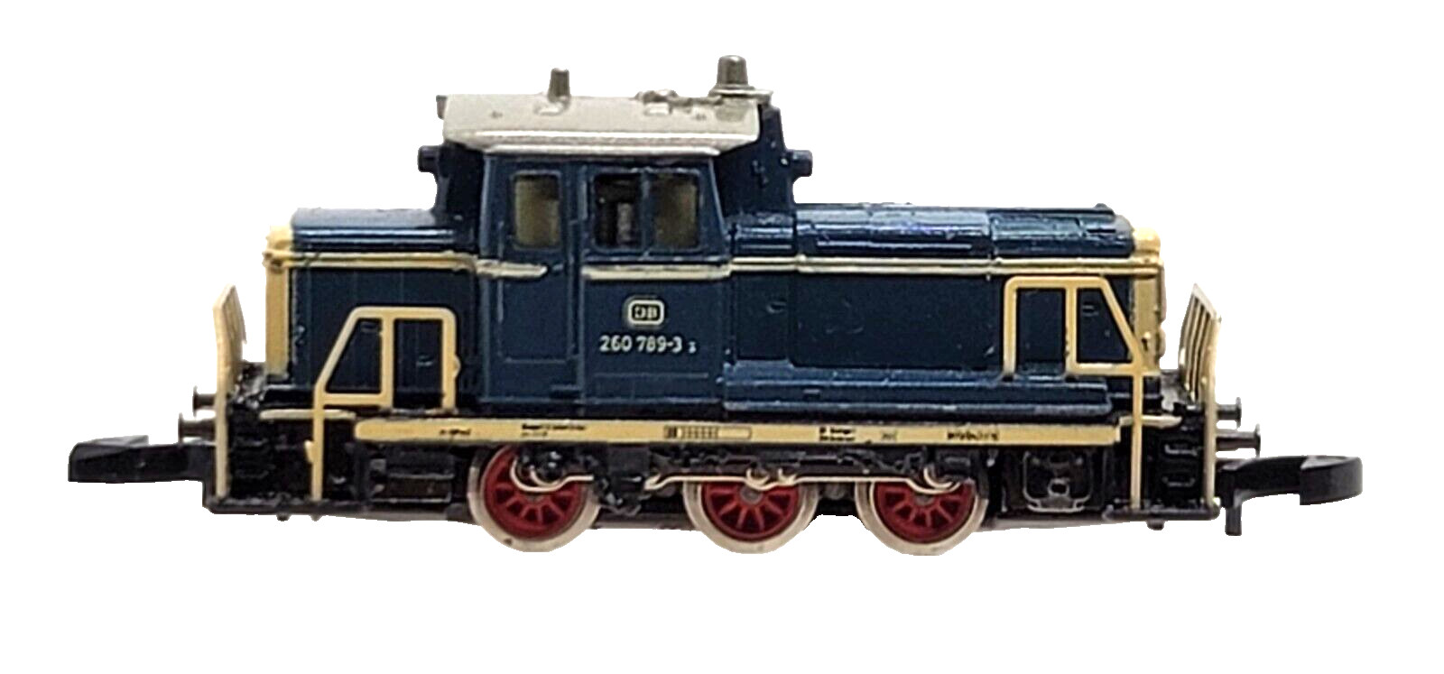 Marklin Z 8804 BR 260 789-3 Diesel Loco 3-pole DB (tested) jewel case #7