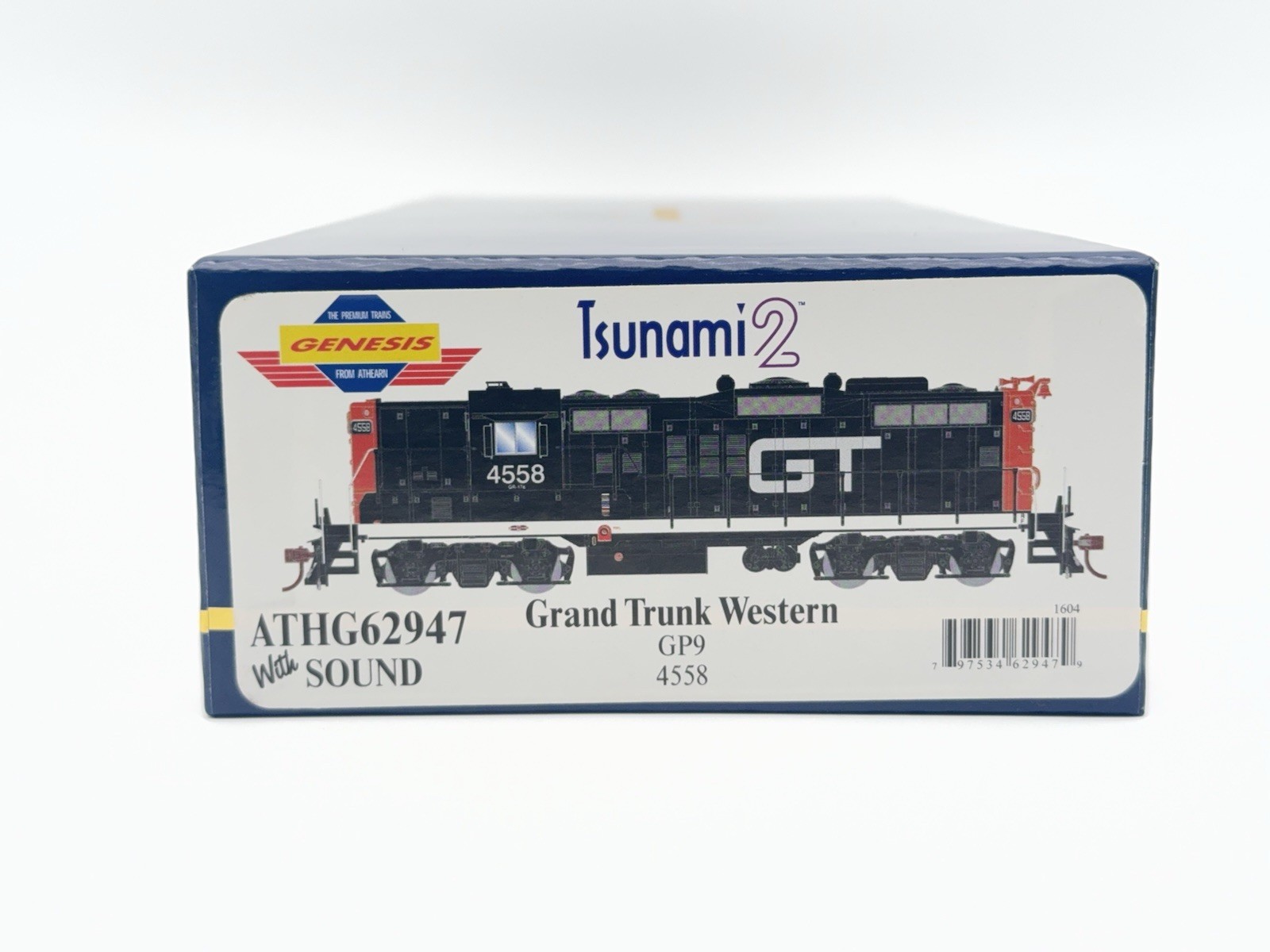Genesis – HO – GT – EMD GP9 Diesel Loco #4558 – Train ATHG62947