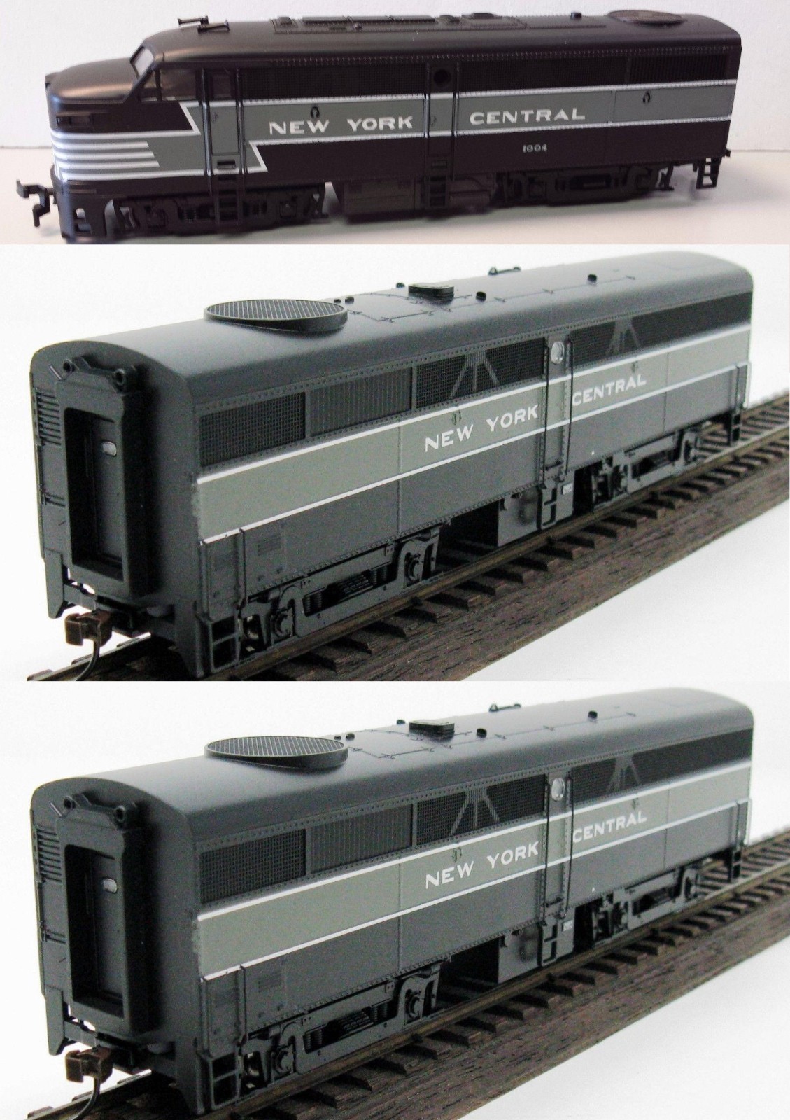 HO Alco FA1/FB2/FB2 Set (All Pwd) New York Central DC/DCC-Rdy NOS #64802/2/1014
