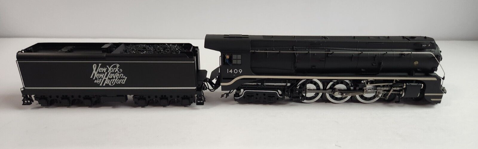Broadway Ltd 1627 HO Brass Hybrid New Haven I-5 Steam Loco #1409 w/Sound & DCC