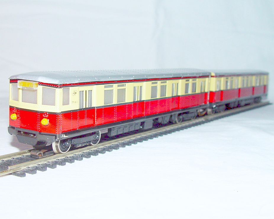 Marklin AC HO 1:87 DB BR 275 “BERLINER S-BAHN” MULTIPLE 2-UNIT 3128 MIB`90 RARE!