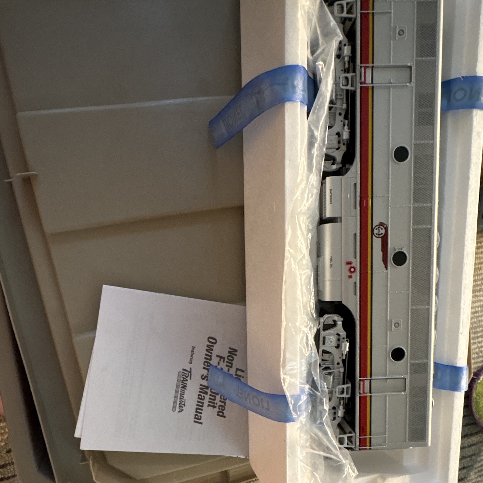 Lionel O Gauge Santa Fe F3 B Unit Diesel Locomotive Command 6-14539