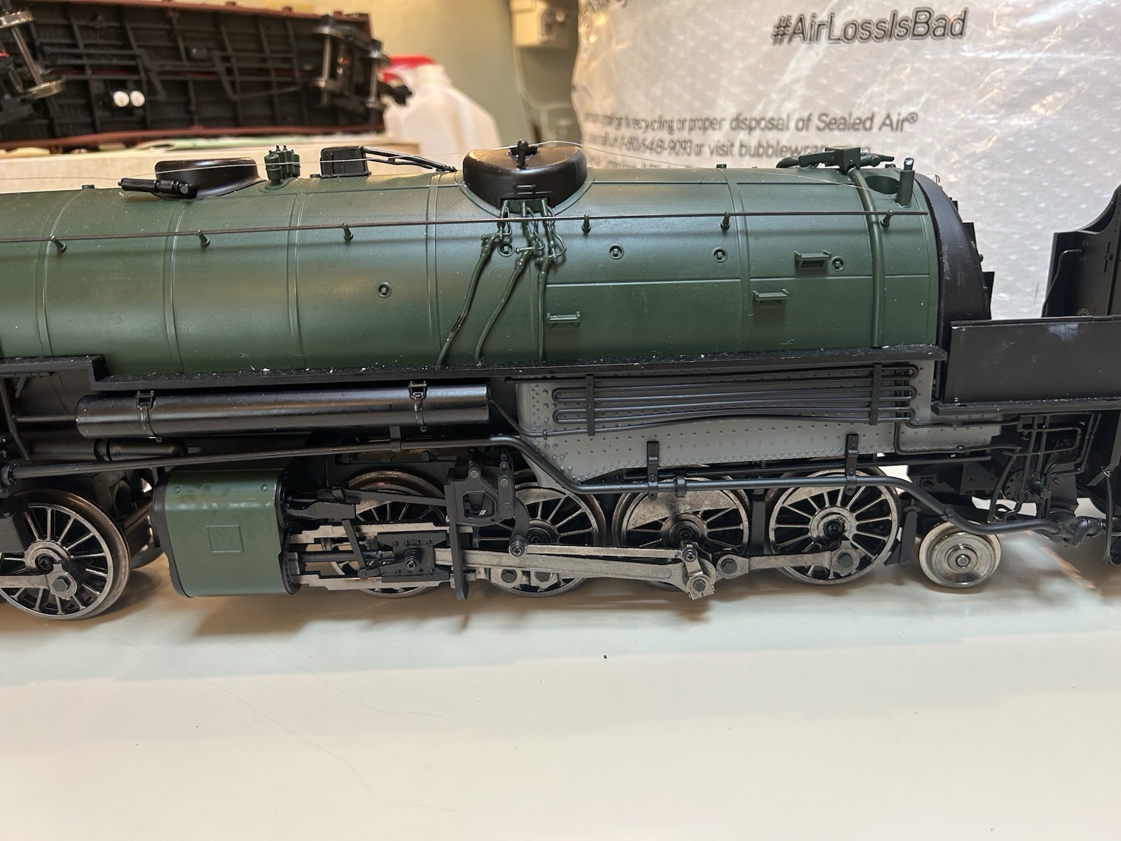 Aristocraft Great Northern 2-8-8-2 Mallet, G Scale, Runs, Sound Tender, No Cab