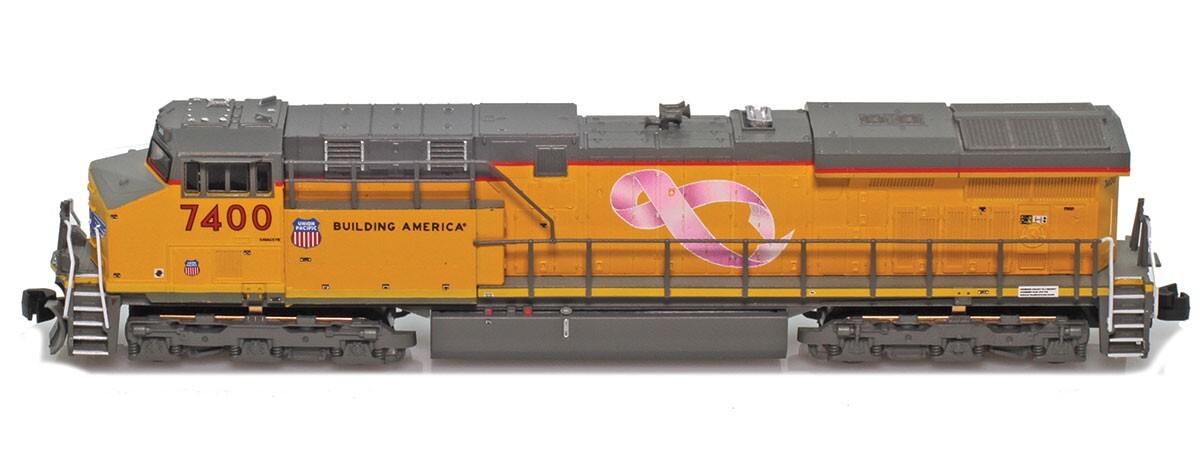 AZL-62414-1 UP Pink Ribbon ES44AC Diesel 7400 American Z Line Z Scale Z Gauge