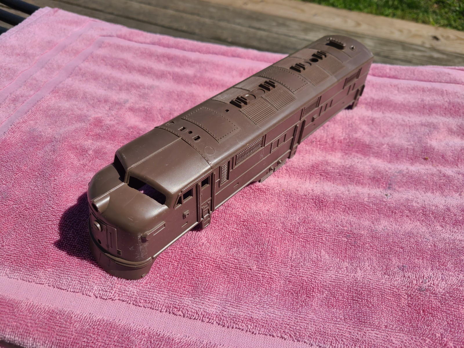 MARX E7 A UNIT DEISEL SHELL BROWN NOS