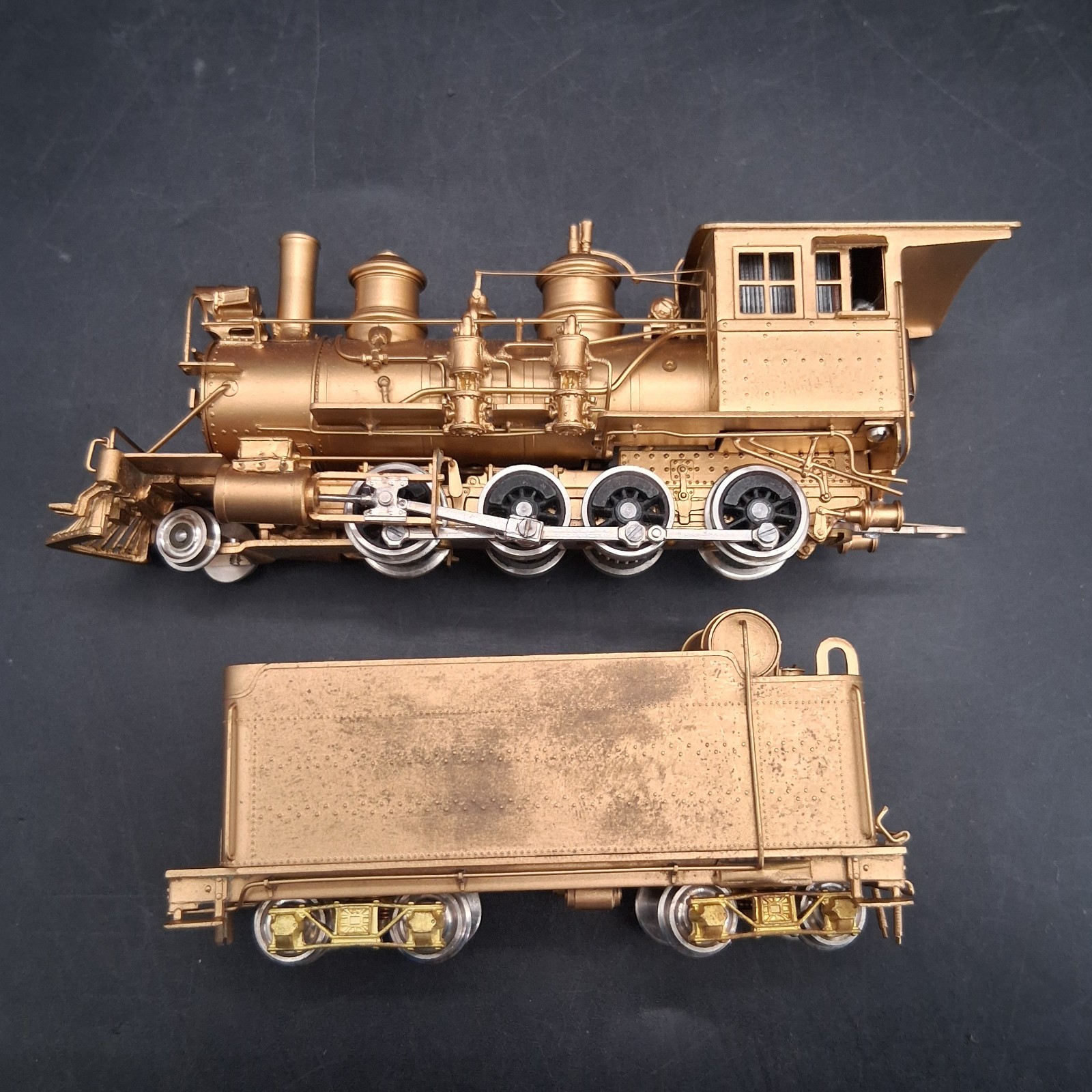 Westside Model Co. HOn3 D&RGW #278 C-16 2-8-0 Unpainted BRASS Loco/Tender Boxed