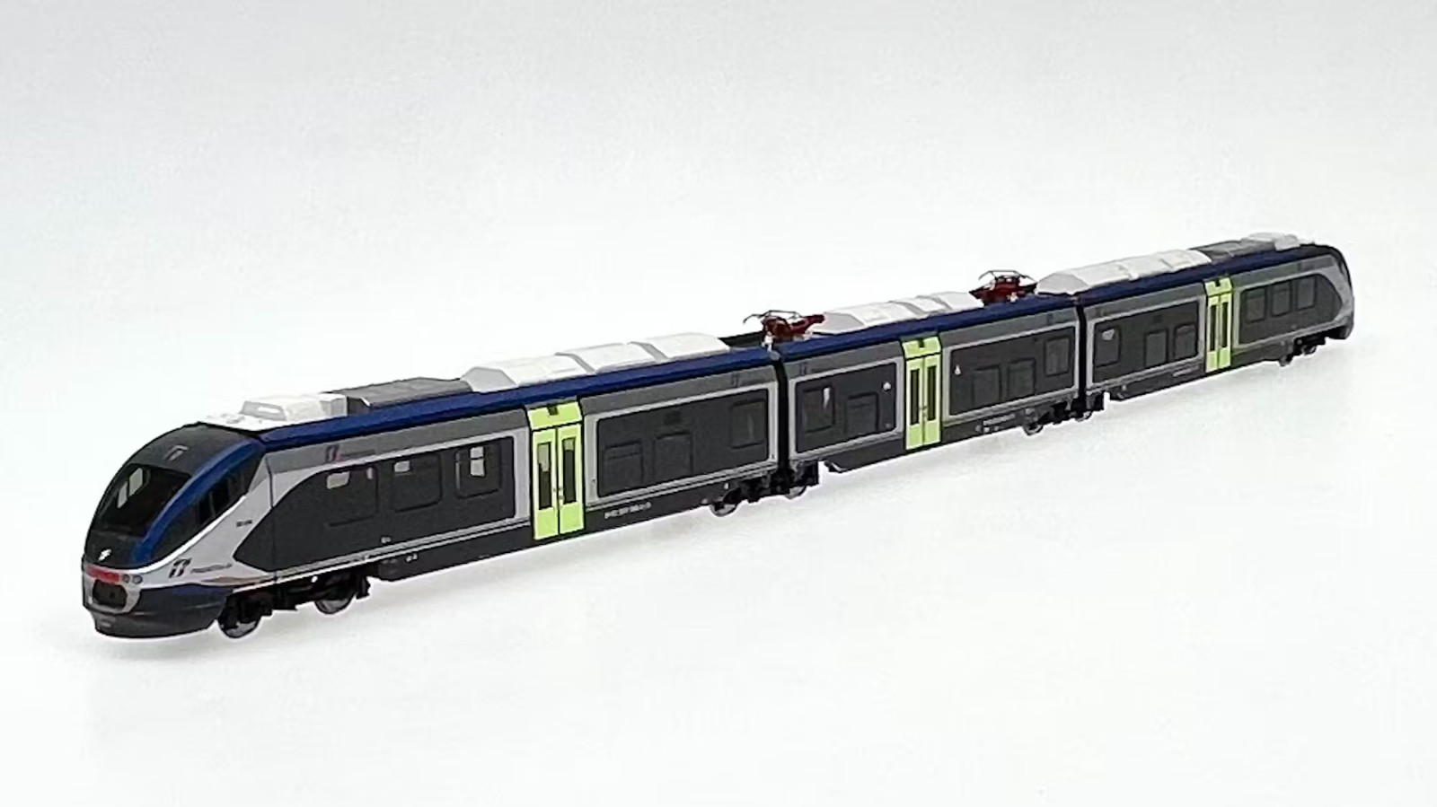 Vitrains 1144 Minuetto Electric FS Trenitalia Livery DTR Gray/Blue Illuminated