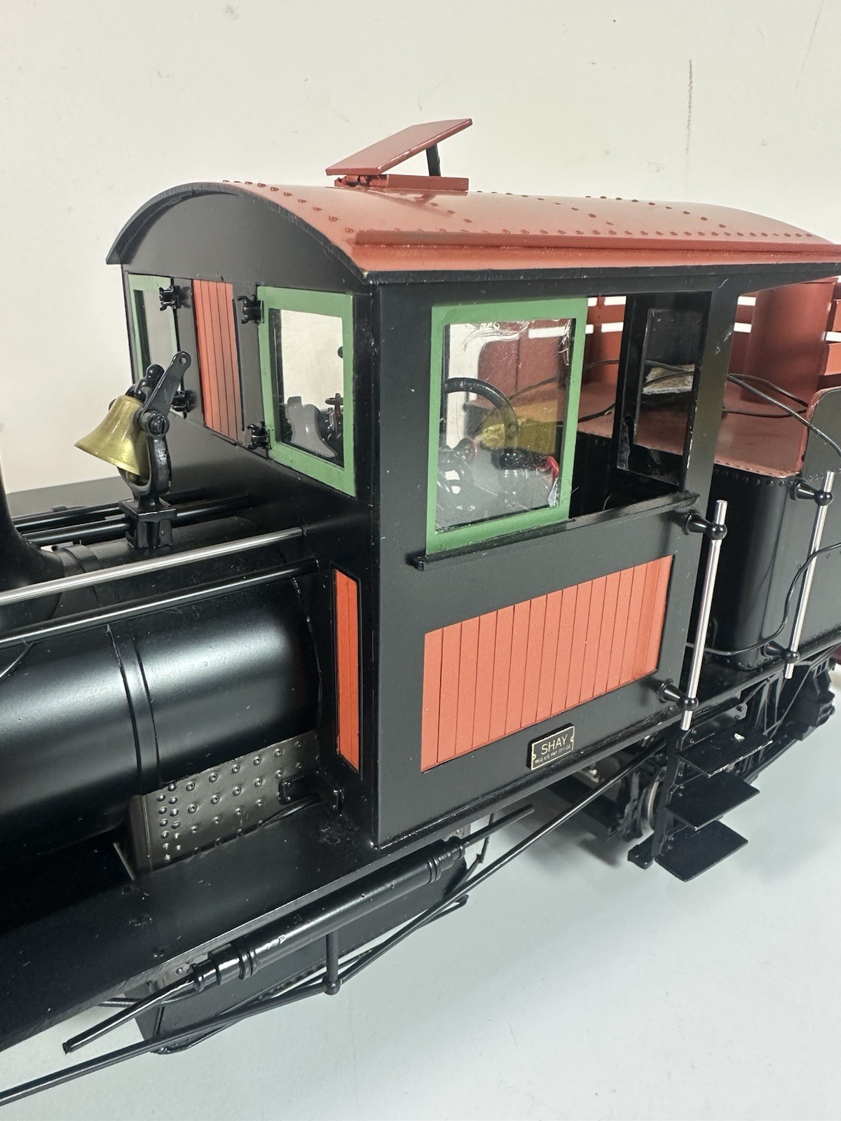 F 1:24 Scale Brass Precision Model 18 Ton Wood Burning Shay #98011-1 Iron Horse