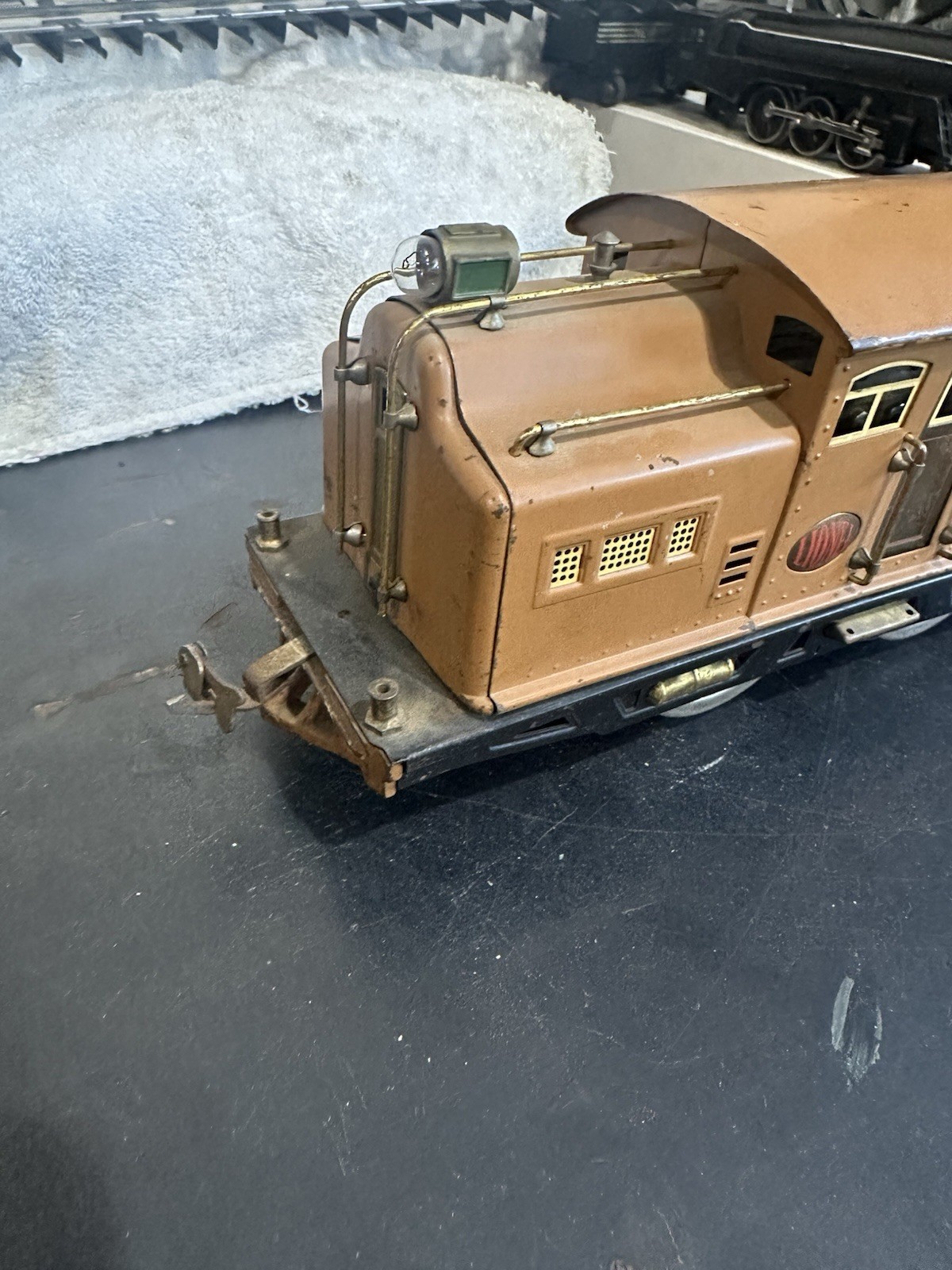 Lionel 318 Standard Gauge 4pc Set 0-4-0 State Brown 1924-32 Runs Reverses Lights