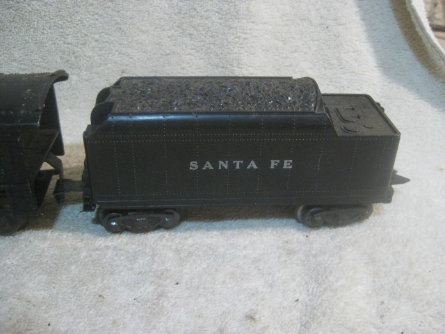 Vintage MARX O-Scale # 666 Black Cast Metal 2-4-2 Steam Locomotive – TESTED