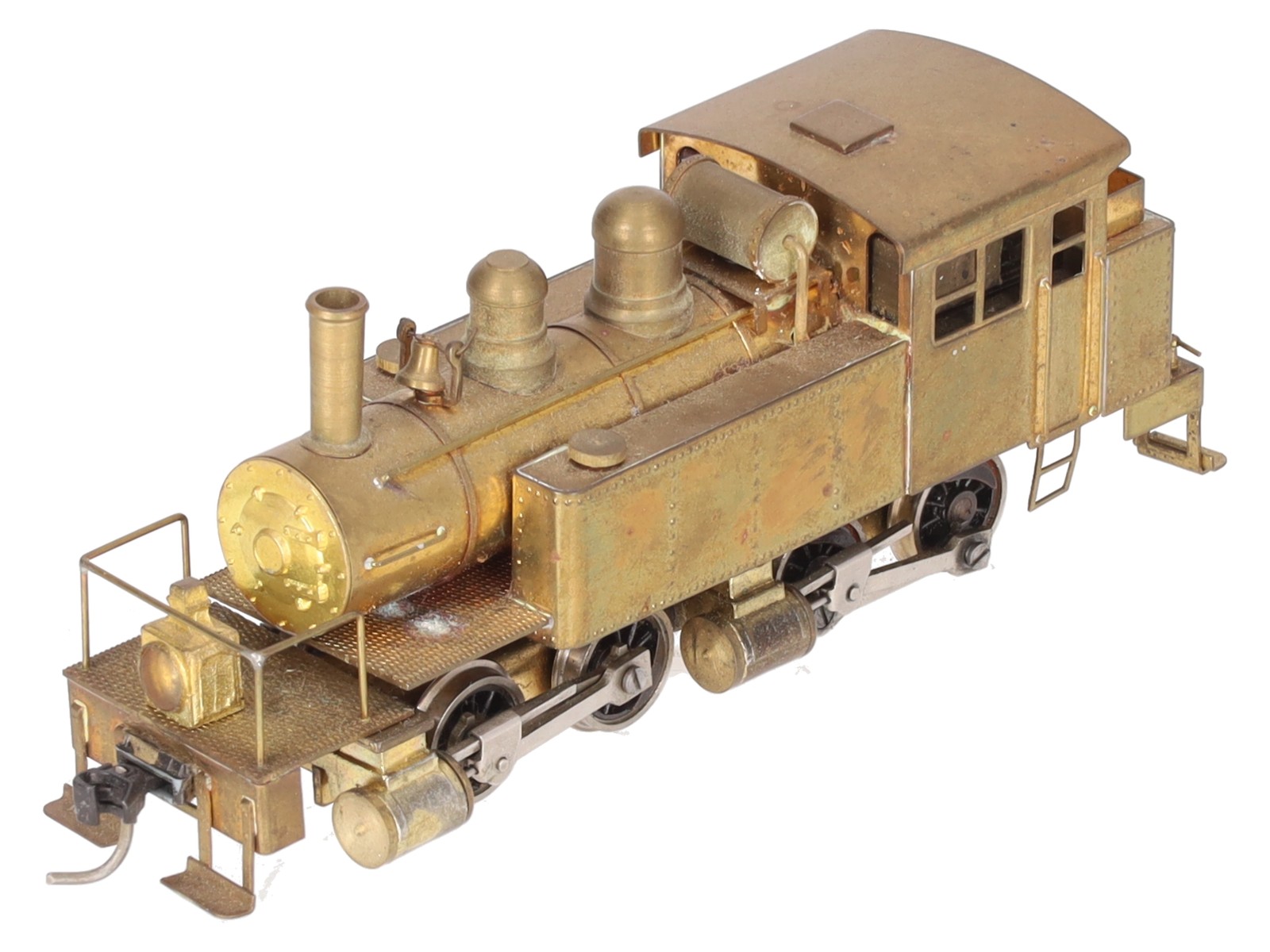 Red Ball HO Brass 0-4-4-0T Logging Locomotive -Unpainted/Box