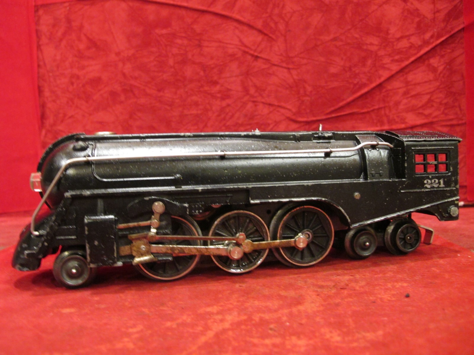 NICE RUNNING Lionel 221 O27 Steam Locomotive Postwar 2-6-4 Engine Only