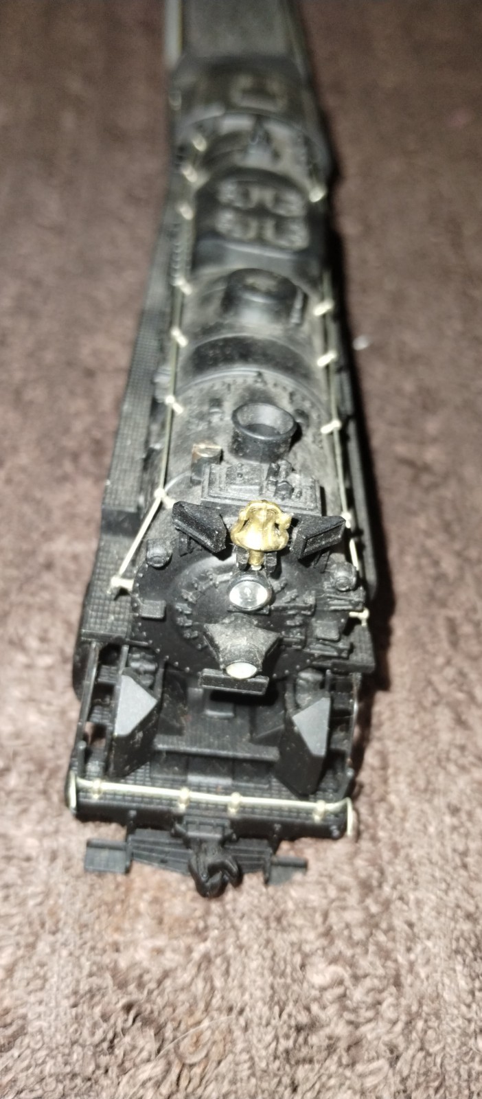 AHM HO 2-8-4 American Railroads, Berkshire Used No Box Has Sound Syst In Tender