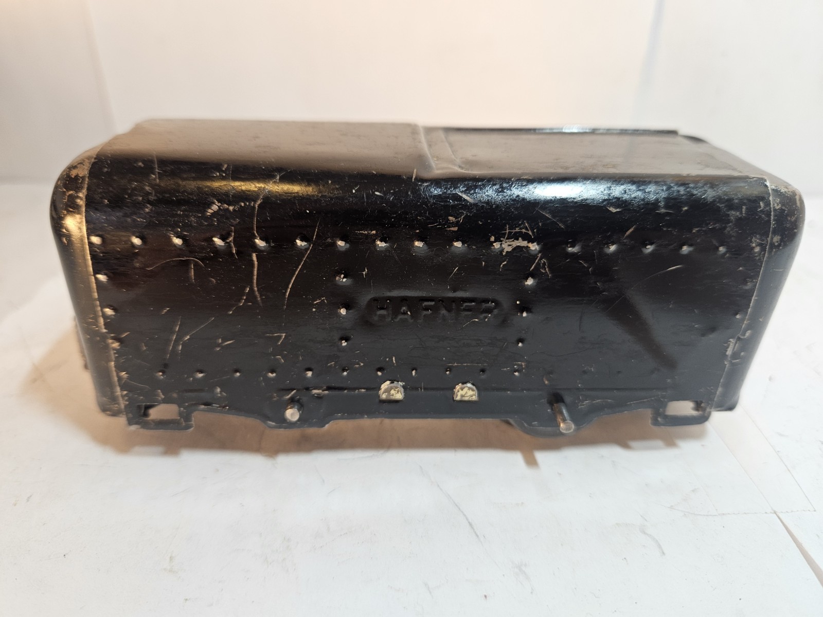 Hafner Pre-war O gauge 1010 Black & Silver Locomotive, Tender & Caboose (#4)
