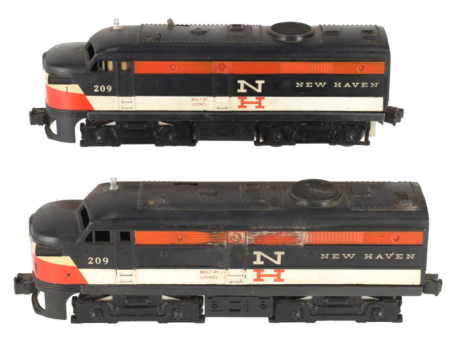 Lionel 209 Vintage O New Haven Alco AA Diesel Locomotive Set