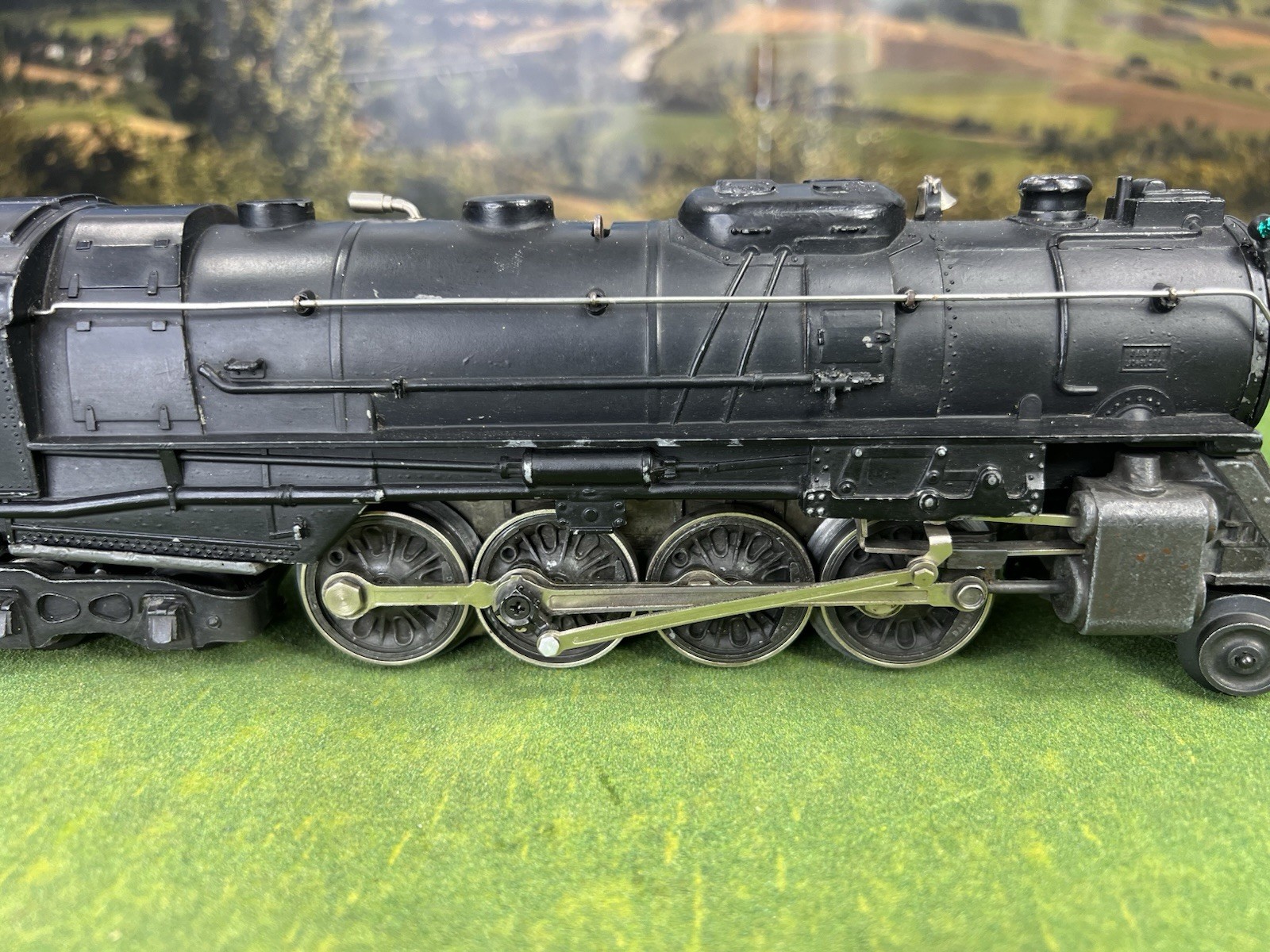 LIONEL POSTWAR 726 BERSHIRE 2-8-4 WITH 2426W 12 WHEEL TENDER METAL WISTLE 1947