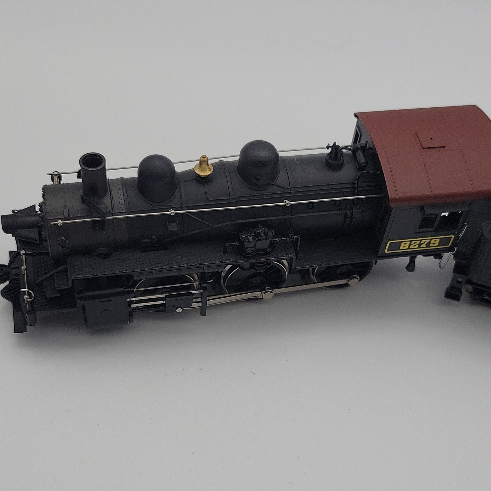 Mehano Pennsylvania Lines HO 0-6-0 Steam Locomotive 8279 Black/Red w/ Tender