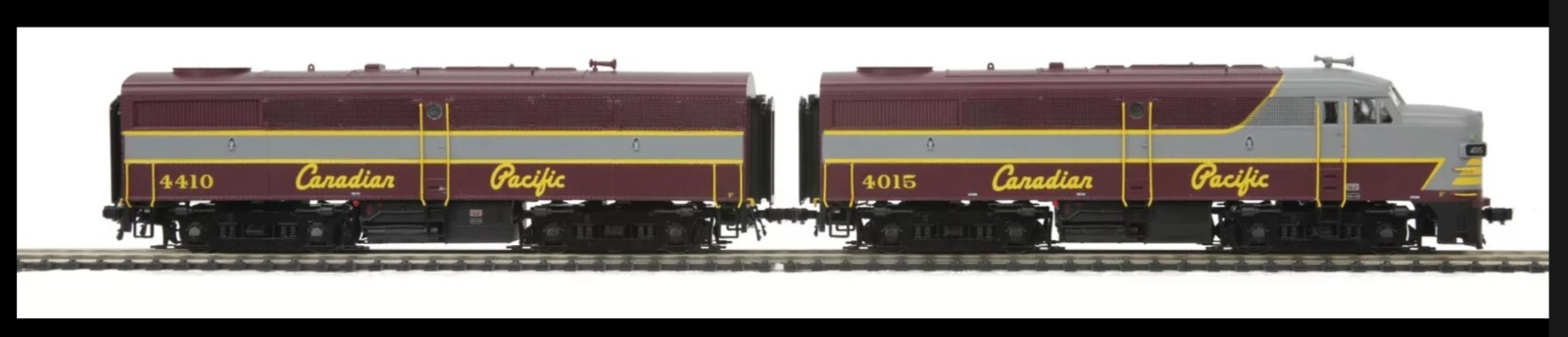 MTH HO Trains Canadian Pacific Alco FA-1 A/B Set Diesel Engine 80-2208-1 Proto 3