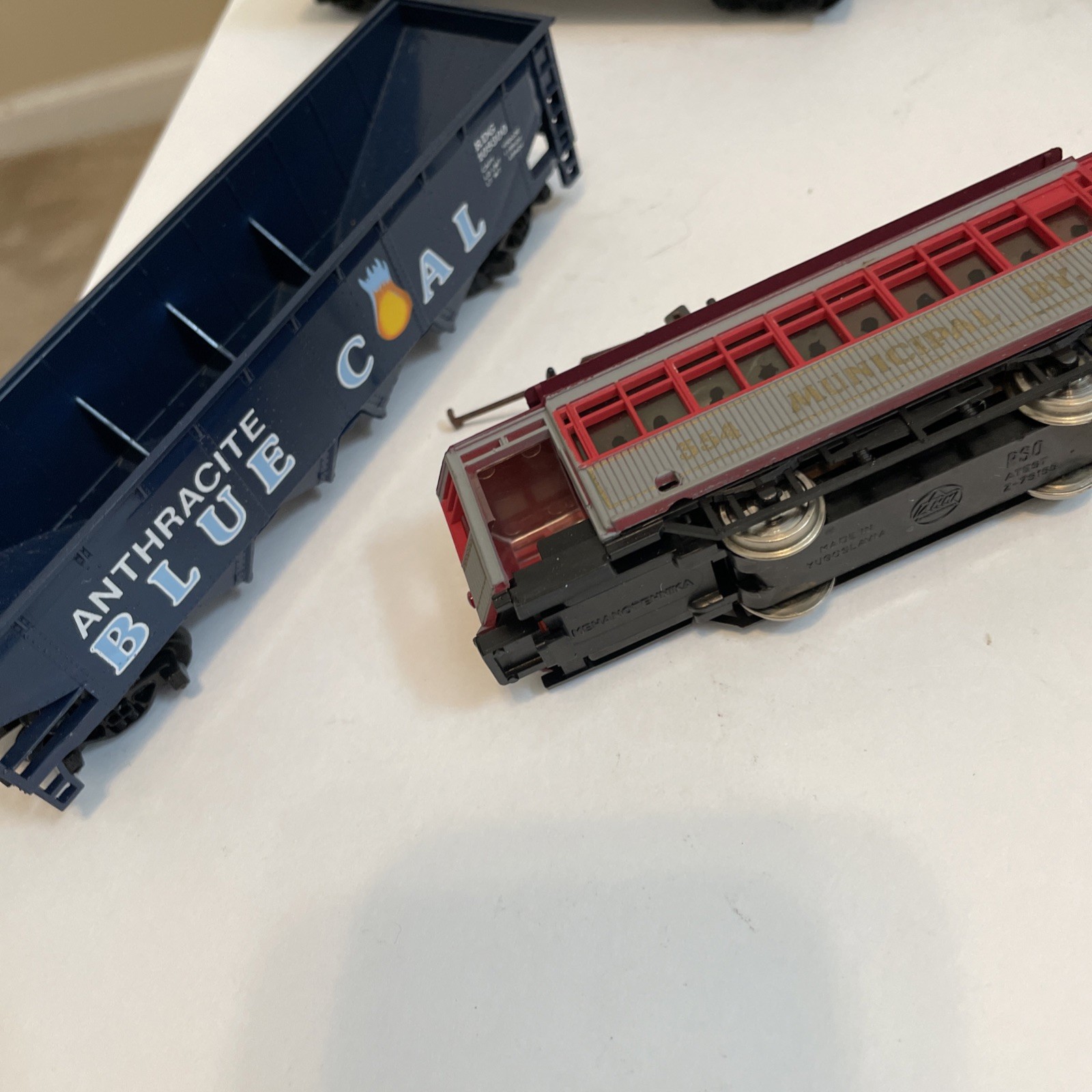 Vintage HO Scale Coal Cars And Various Others