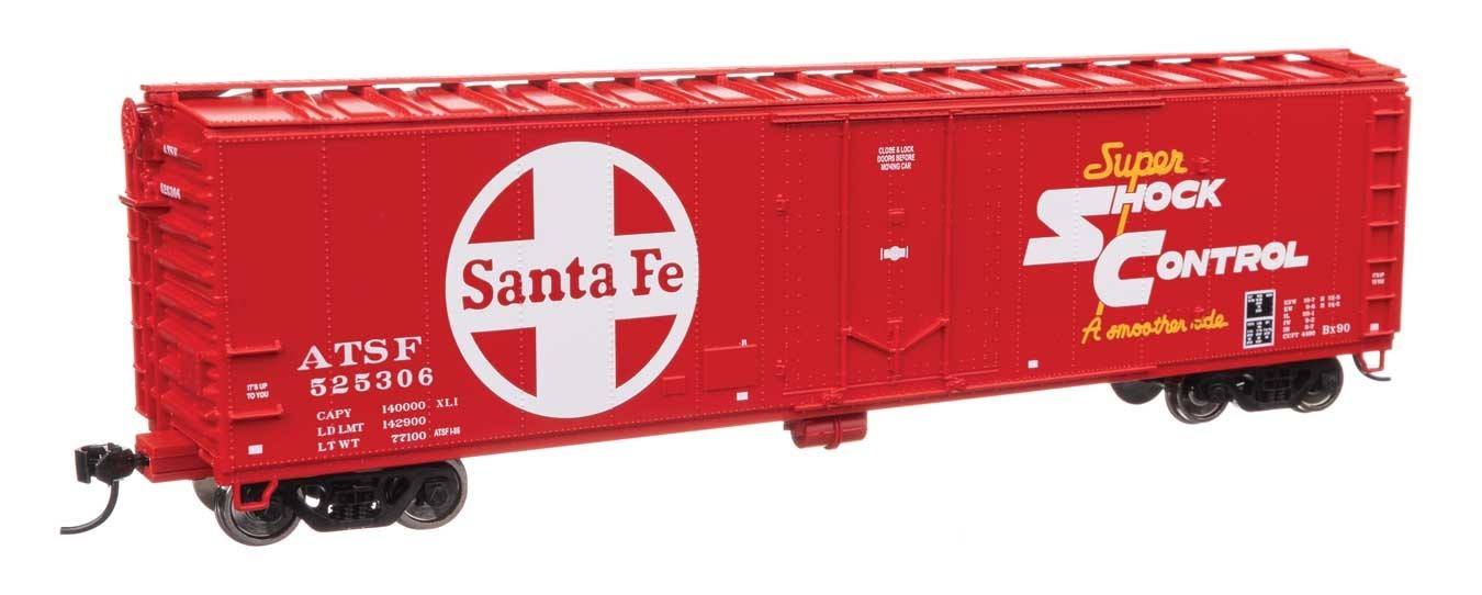 2847 Walthers HO 50′ PC&F Insulated Boxcar Santa Fe #525333