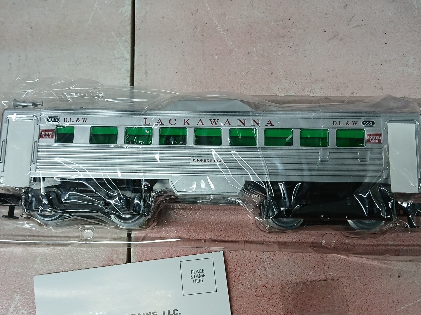 RMT O/O27 RMT-5801 DL&W Lackawanna #533 POWERED RDC RAIL DIESEL CAR NEW IN OB