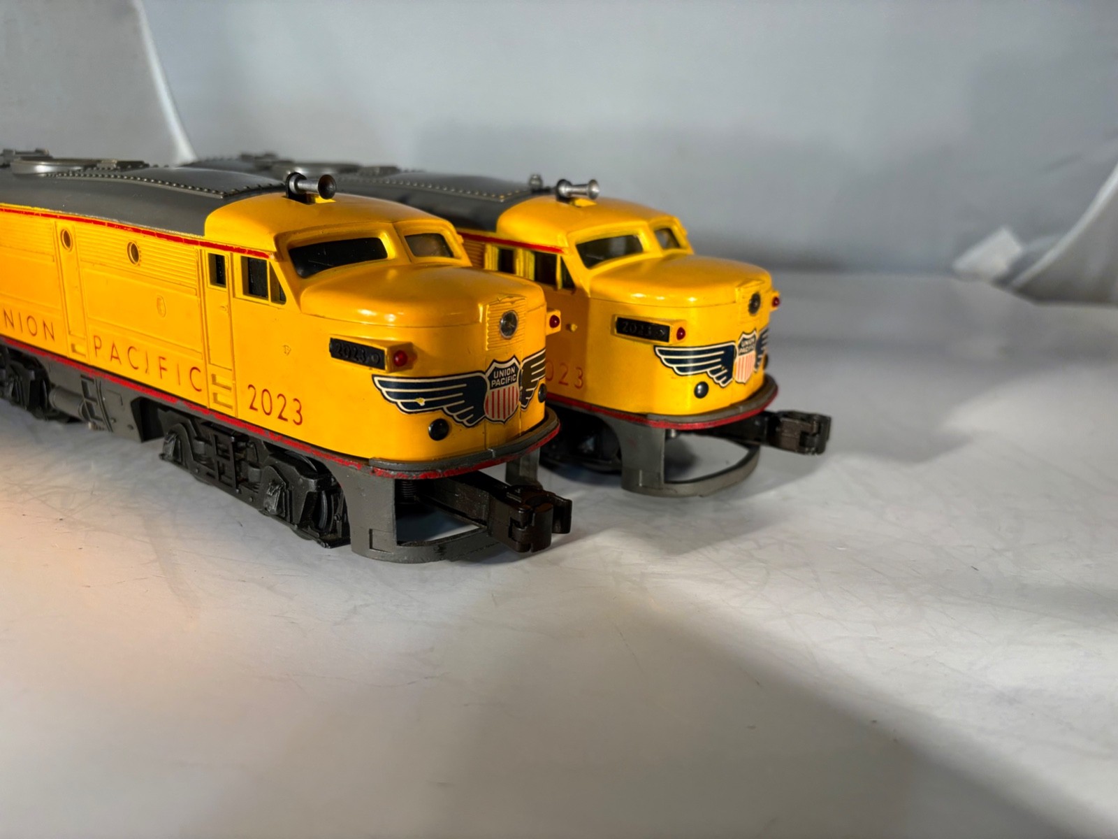 Lionel #2023 Yellow Union Pacific AA Alcos, EX, 1950-51