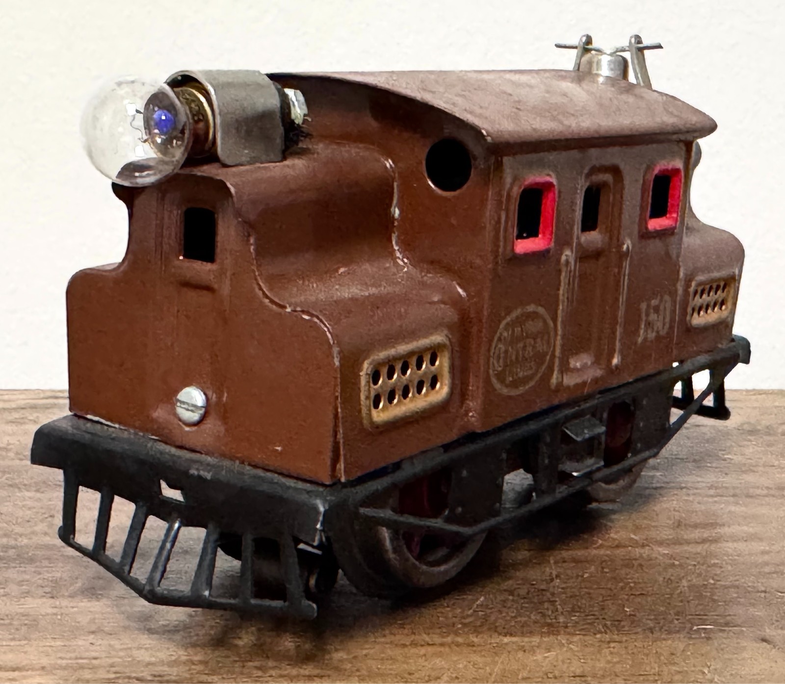 Prewar Lionel New York Central Lines 0-4-0 Electric Tin Engine 150 O Gauge 1:48