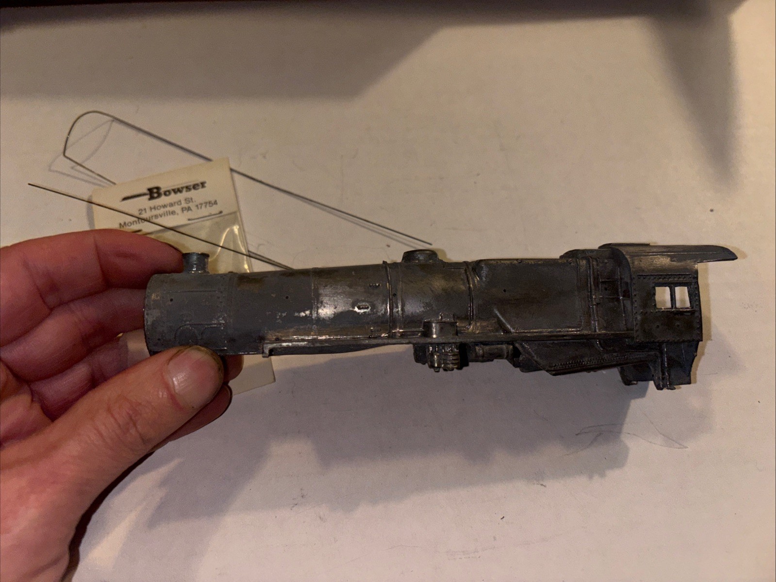 Bowser HO 2-8-2 PRR L1 Steam Locomotive Boiler, Pop Valves, Bell, Plate, Whistle