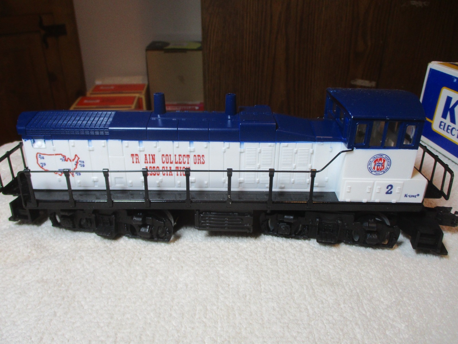 K-Line K2222 TCA MP-15 Diesel Switcher Engine #2 O scale LNIB Mint Box is Fair