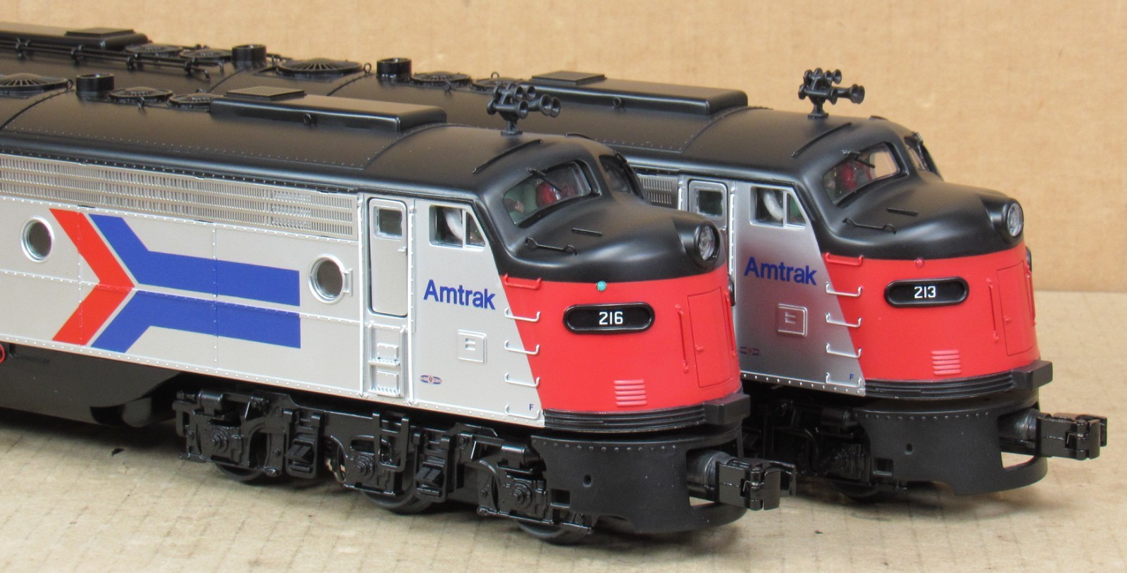 MTH Premier 20-20352-1 Amtrak E8 A-B-A Diesel Engine Set w/PS3 O-Gauge LNIB