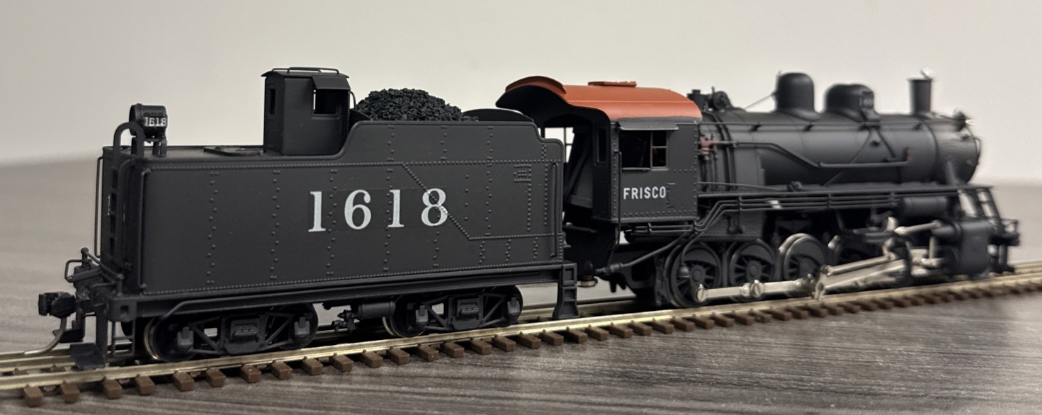 Pacific Fast Mail HO Brass Decapod FRISCO 2-10-0 Russian #1618 Pro-Painted/LNIB!