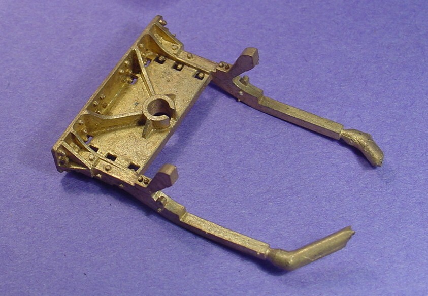 O/On3/On30 WISEMAN BACK SHOP BRASS PART BS-199 K-27 OTHERS PILOT FOOT/DECK PLATE