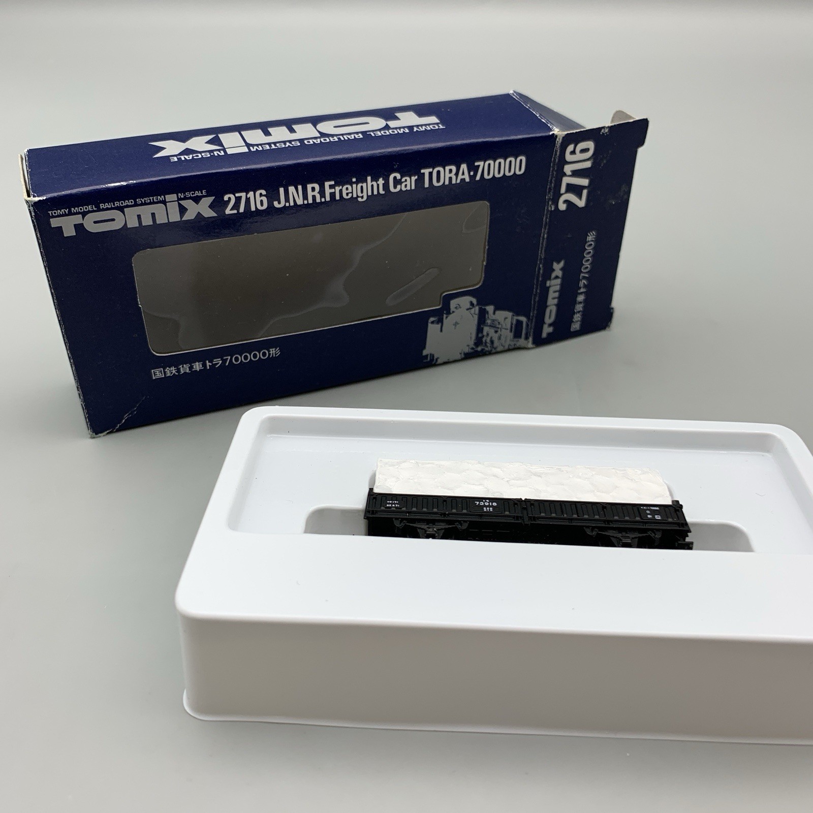 Vintage Tomix 2716 J.N.R. Freight Car TORA 70000 Japan Unused RARE