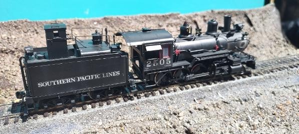 Alco Models HO BRASS SP C-15 2-8-0 Steam Loco -custom painted